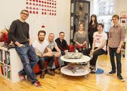 Chris Torres (left) with his team at Senshi, who will now work a six-hour day