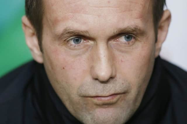 Deila watched his side draw 0-0 with Dundee at Celtic Park on Wednesday night. Picture: PA