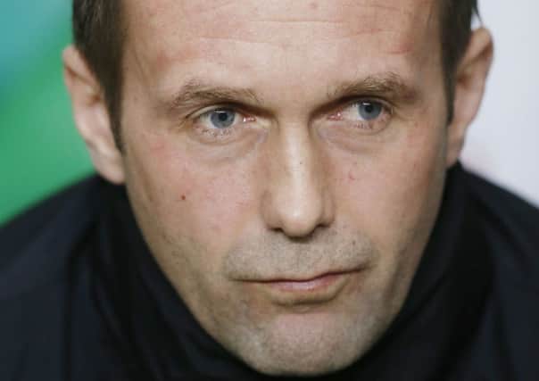 Deila watched his side draw 0-0 with Dundee at Celtic Park on Wednesday night. Picture: PA