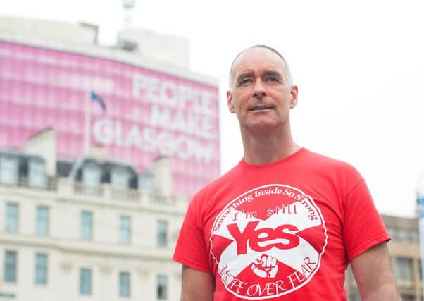 Tommy Sheridan is standing as an MSP for Glasgow in the May elections. Picture: John Devlin