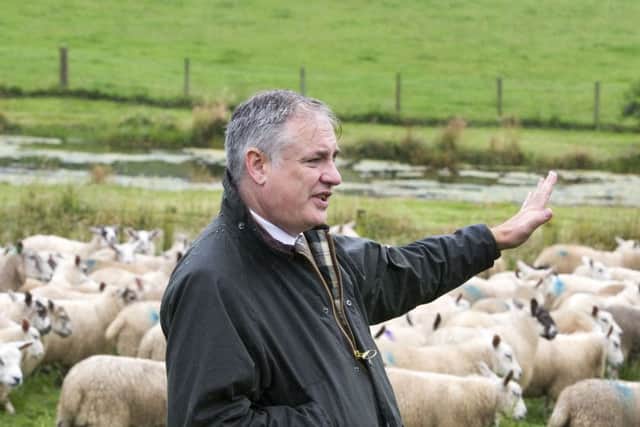Richard Lochhead announced support for farmers in disadvantaged areas. Picture: Ian Rutherford