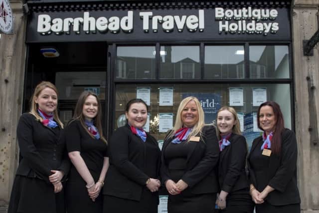 Staff at Barrhead Travel's newest Edinburgh store on Hanover Street. Picture: Contributed
