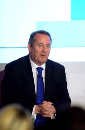 Liam Fox engaged in an inspirational debate on the EU referendum. Picture: Stuart C Wilson/Getty