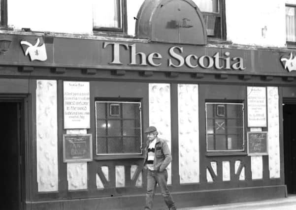 The Scotia Bar in Stockwell Street in May 1990. Picture: TSPL