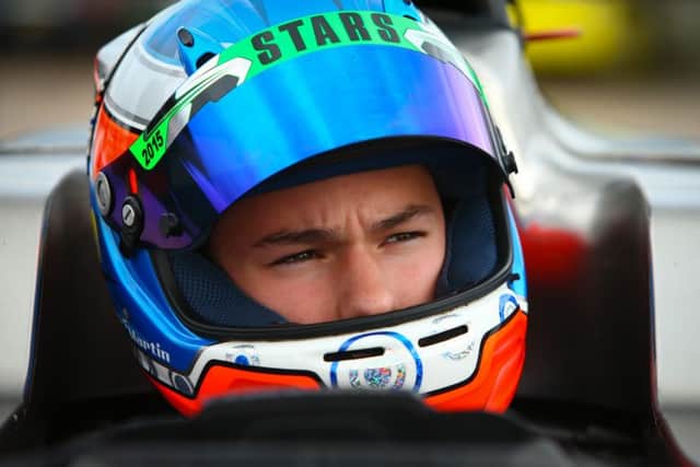 Ross Martin may join the ranks of Scottish F1 stars Allan McNish and David Coulthard in time. Photo: Lee Marshall