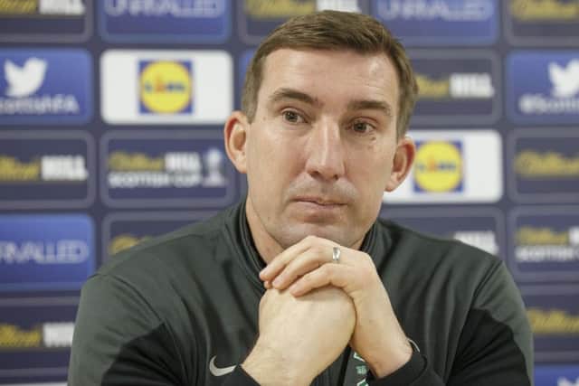 Alan Stubbs looks ahead to his side's clash with Inverness CT this weekend. Picture: Steve Welsh