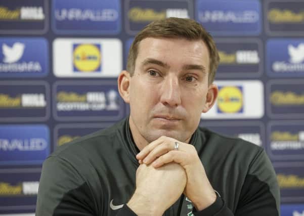 Alan Stubbs looks ahead to his side's clash with Inverness CT this weekend. Picture: Steve Welsh