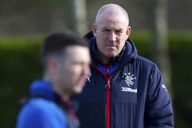 Rangers manager Mark Warburton says his players have enough motivation without Gary Harkins' comments. Picture: Ross Brownlee/SNS