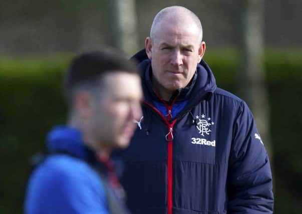 Rangers manager Mark Warburton says his players have enough motivation without Gary Harkins' comments. Picture: Ross Brownlee/SNS