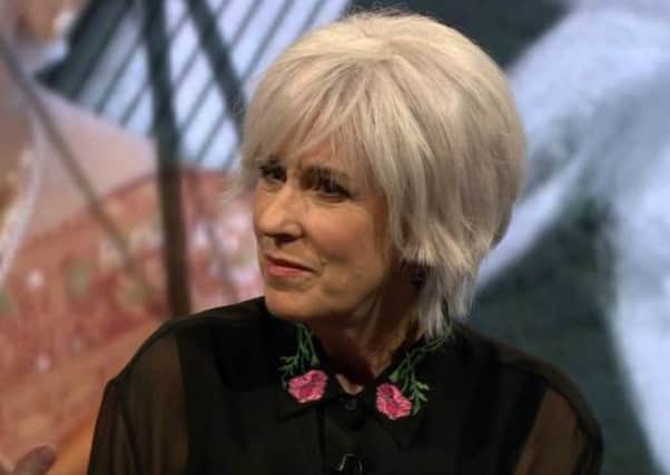 Kirsty Wark dons a wig for Newsnight to discuss the grey hair gene