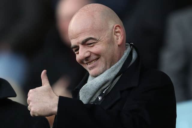 Fifa's new president, Gianni Infantino, says Fifa is now listening to the fans. Photograph: David Davies/PA