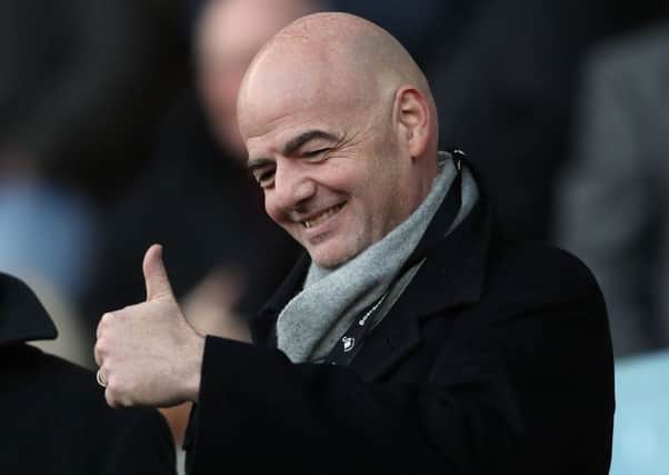 Fifa's new president, Gianni Infantino, says Fifa is now listening to the fans. Photograph: David Davies/PA