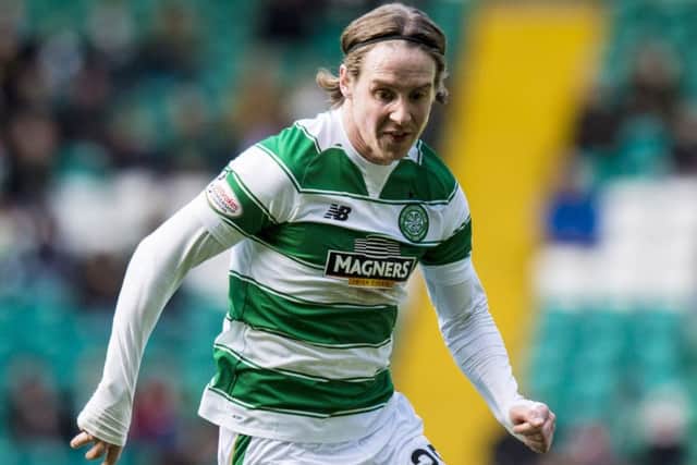 Stefan Johansen picked up a knock during the game. Picture: SNS