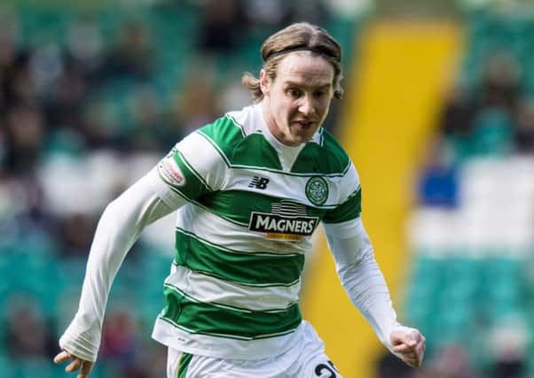 Stefan Johansen picked up a knock during the game. Picture: SNS