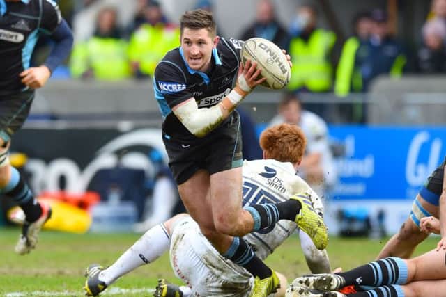 Glasgow captain Henry Pyrgos made a winning return from injury against Cardiff on Sunday. Picture: Paul Devlin/SNS/SRU