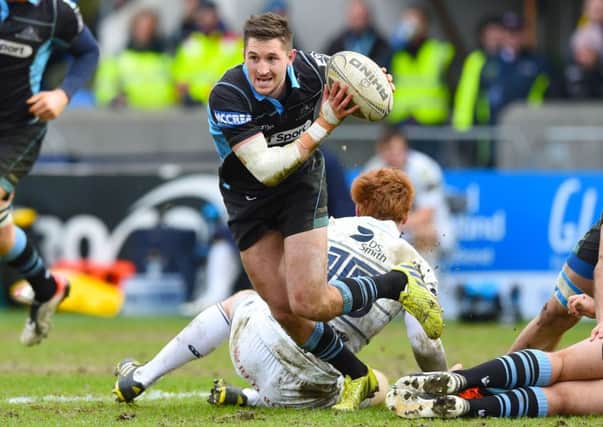 Glasgow captain Henry Pyrgos made a winning return from injury against Cardiff on Sunday. Picture: Paul Devlin/SNS/SRU