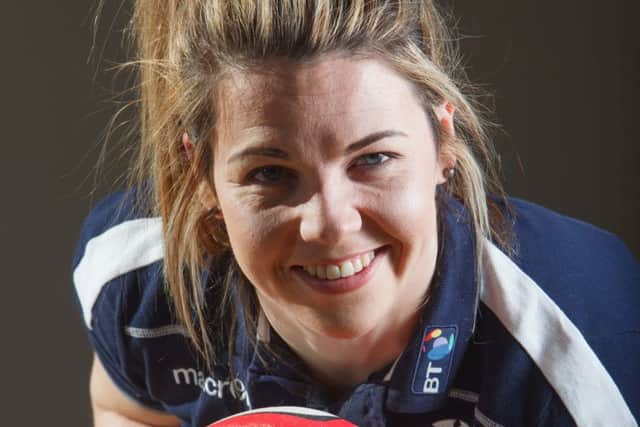 Lisa Martin is in her first season as Scotland captain and is enjoying promoting the game to young girls. Picture: Toby Williams