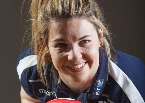 Lisa Martin is in her first season as Scotland captain and is enjoying promoting the game to young girls. Picture: Toby Williams