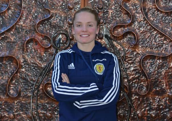 Kim Littles talents will be on show at the Falkirk Stadium tonight when Scotland take on Spain. Picture: Jon Savage