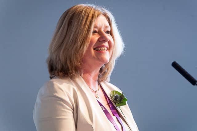 Jackie Waring, CEO of Investing Women at the conference. Picture: Wullie Marr
