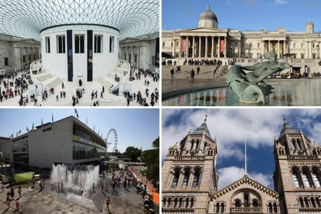 The British Museum, the National Gallery, the Natural History Museum and the Southbank Centre are among the UK's most popular museums. Picture: PA