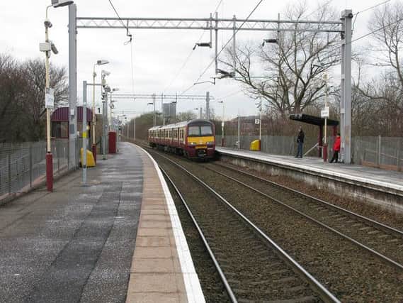 The victim got on the train at Carntyne Station. Picture: Wikicommons