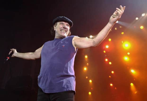 AC/DC's lead singer Brian Johnson. Picture: PA
