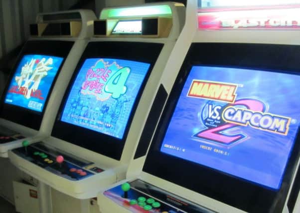 Some of the arcade games that will be in the cafe. Picture: contributed