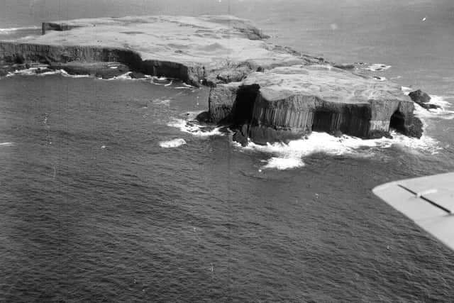 The Island of Staffa in the Inner Hebrides is home to Fingal's Cave; a natural landmark which has attracted tourists since the Victorian era. Image: TSPL