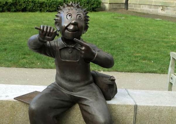 Oor Wullie bronze statue