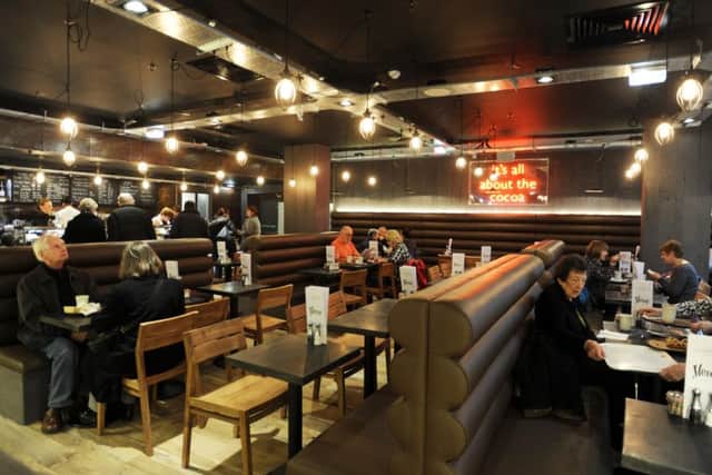 Hotel Chocolat has a cafe within Edinburgh's John Lewis store. Picture: Jane Barlow