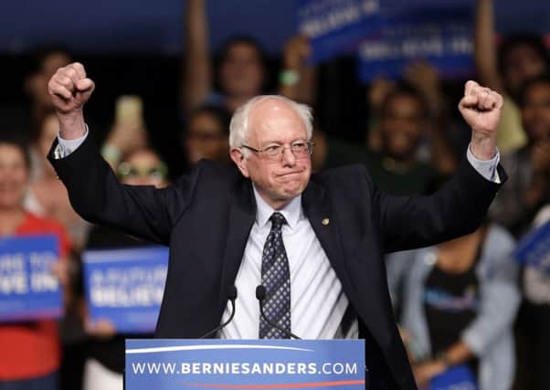 Bernie Sanders pipped Hillary Clinton in Michigan. Picture: AP