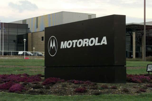 Motorola factory in Bathgate before its closure.