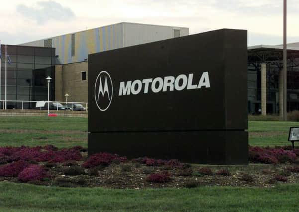 Motorola factory in Bathgate before its closure.