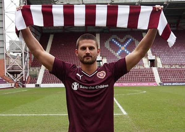 Perry Kitchen heaped praise on Edinburgh and Hearts. Picture: Hearts
