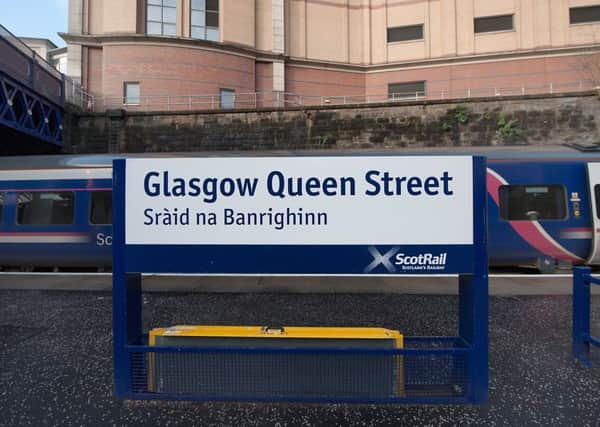 The tunnel at Queen Street Station in Glasgow will be closed. Picture: John Devlin