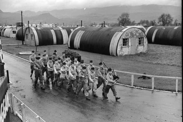 After the war, Cultybraggan camp changed roles to become an army training facility.