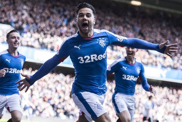 Rangers' Harry Forrester, who is keen to earn a new contract, scored against Dundee after 13 seconds. Picture: Alan Harvey/SNS