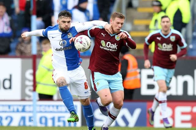 Blackburn Rovers' Tony Watt (left) has earned a Scotland call-up. Picture: Simon Cooper/PA Wire.