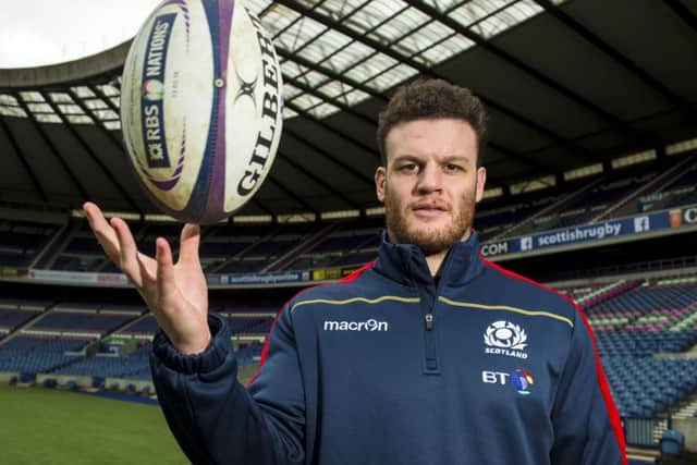 Centre Duncan Taylor is delighted to be part of a midfield which has become  a real area of strength. Picture: SNS