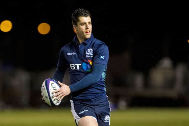 Adam Hastings: Released by Bath for tonights match. Picture: SNS