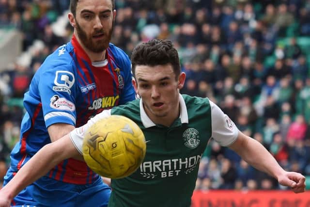 The Hibernian midfielder has been in fine form this season. Picture: SNS