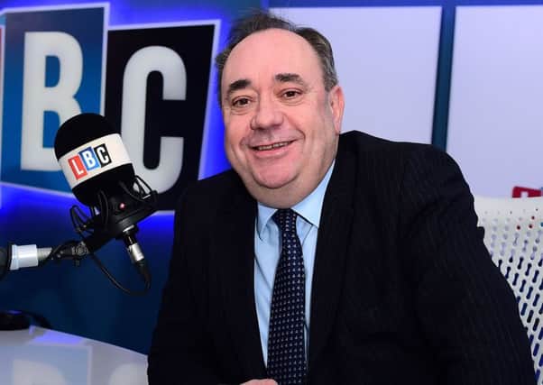 Alex Salmond plays shock-Jock when he might have been celebrating an independent Scotland. Picture: PA