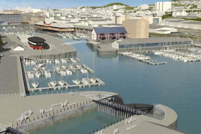 Projects in the 'pitch book' include the Dundee Waterfront scheme. Picture: Contributed