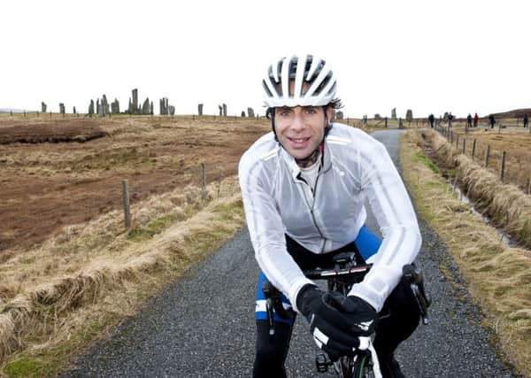 Mark Beaumont enjoying the Outer Hebrides - in one day