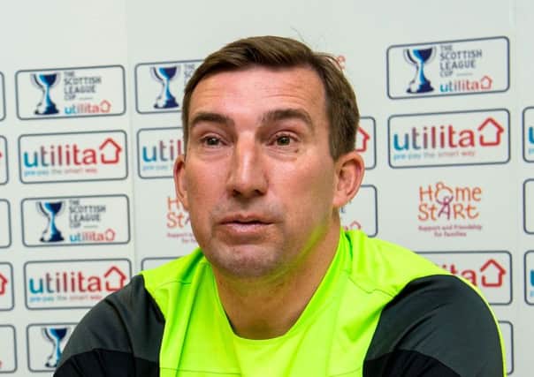 Hibernian boss Alan Stubbs hopes his players don't get distracted by the occasion. Picture: SNS