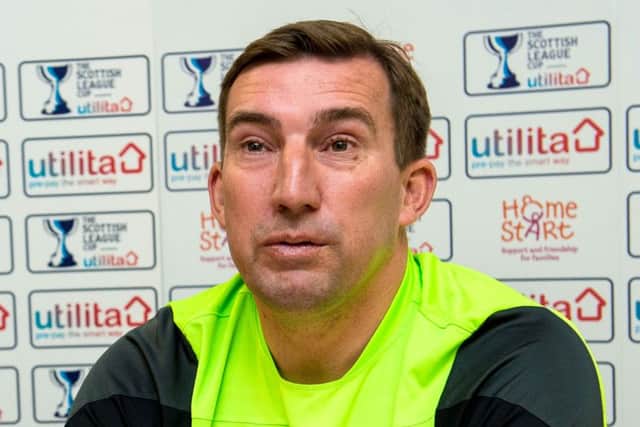 Hibernian boss Alan Stubbs hopes his players don't get distracted by the occasion. Picture: SNS