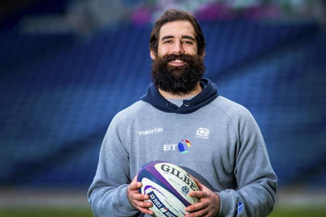 Josh Strauss was part of a winning team in his only Six Nations appearance to date and is keen to keep up that 100 per cent record. Picture: SNS