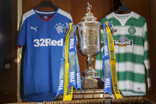 The Old Firm semi-final will take place on the Sunday at noon. Picutre: Steve Welsh