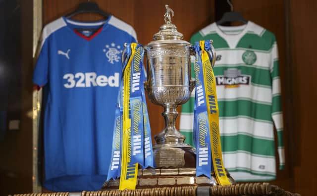 The Old Firm semi-final will take place on the Sunday at noon. Picutre: Steve Welsh